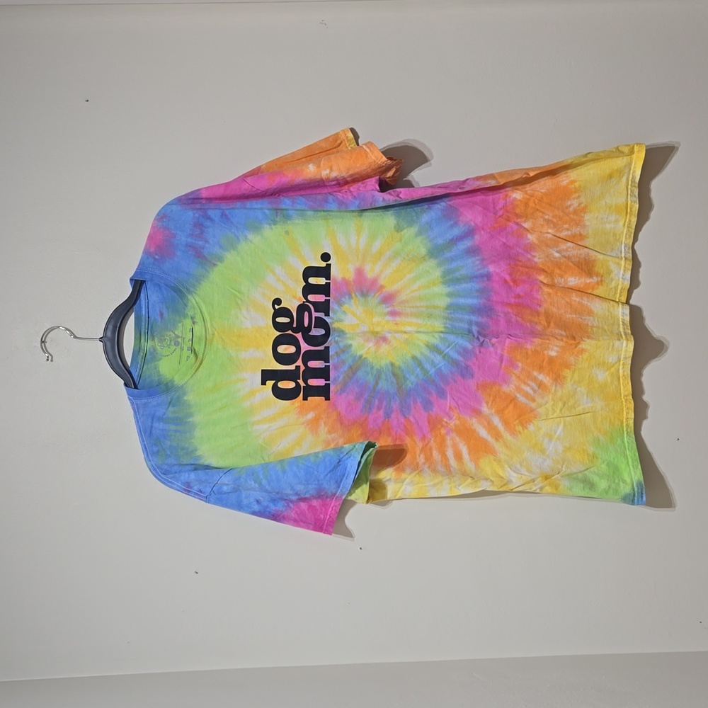 PAWZ Dog Mom Eternity Tie-Dye Short Sleeve Tee